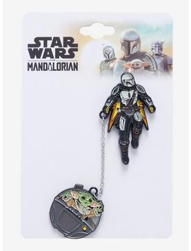 Star Wars The Mandalorian Mando & Grogu Chain Pin Set , , hi-res