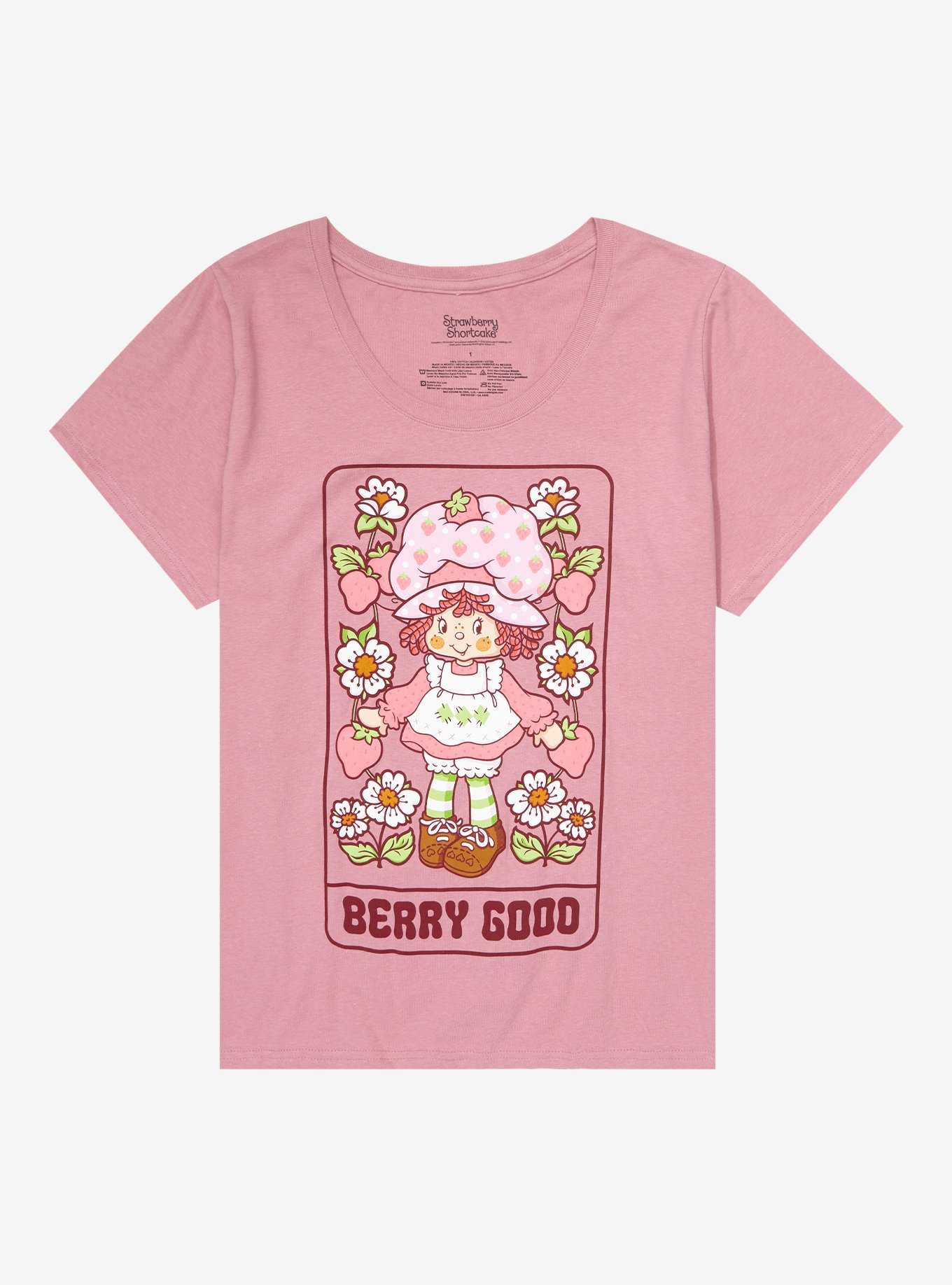 Strawberry Shortcake Tarot Boyfriend Fit Girls T-Shirt Plus Size, , hi-res