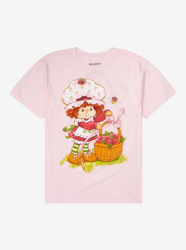 Strawberry Shortcake Double-Sided Boyfriend Fit Girls T-Shirt | Hot