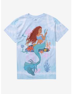 Plus Size Disney The Little Mermaid Live Action Ariel Tie-Dye Boyfriend Fit Girls T-Shirt, , hi-res