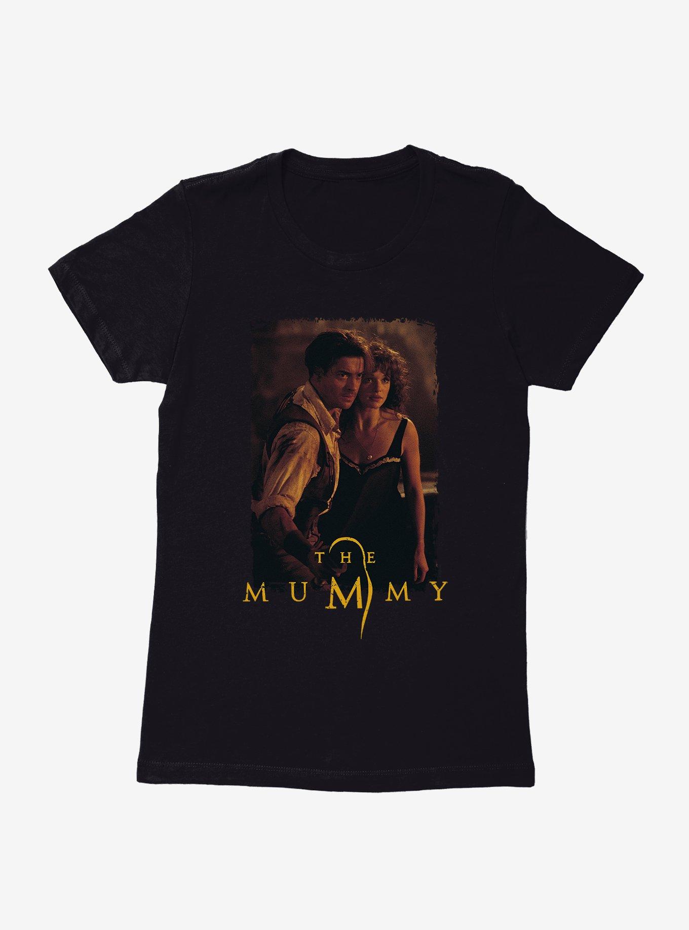 The Mummy Rick And Evelyn O'Connell Womens T-Shirt, BLACK, hi-res