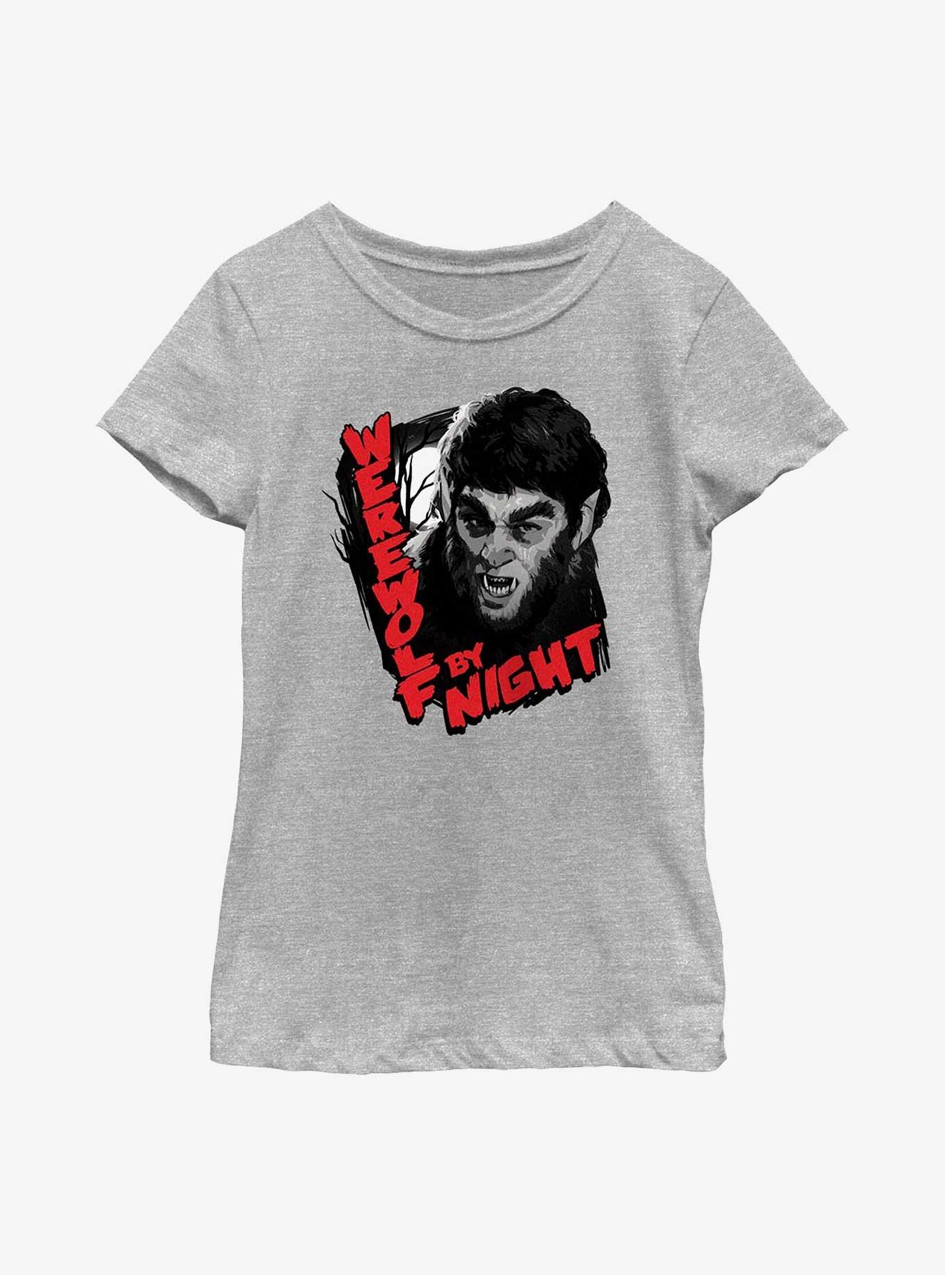 Marvel Studios' Special Presentation: Werewolf By Night Badge Youth Girls T-Shirt, , hi-res