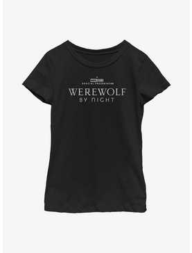 Marvel Studios' Special Presentation: Werewolf By Night Logo Youth Girls T-Shirt, , hi-res