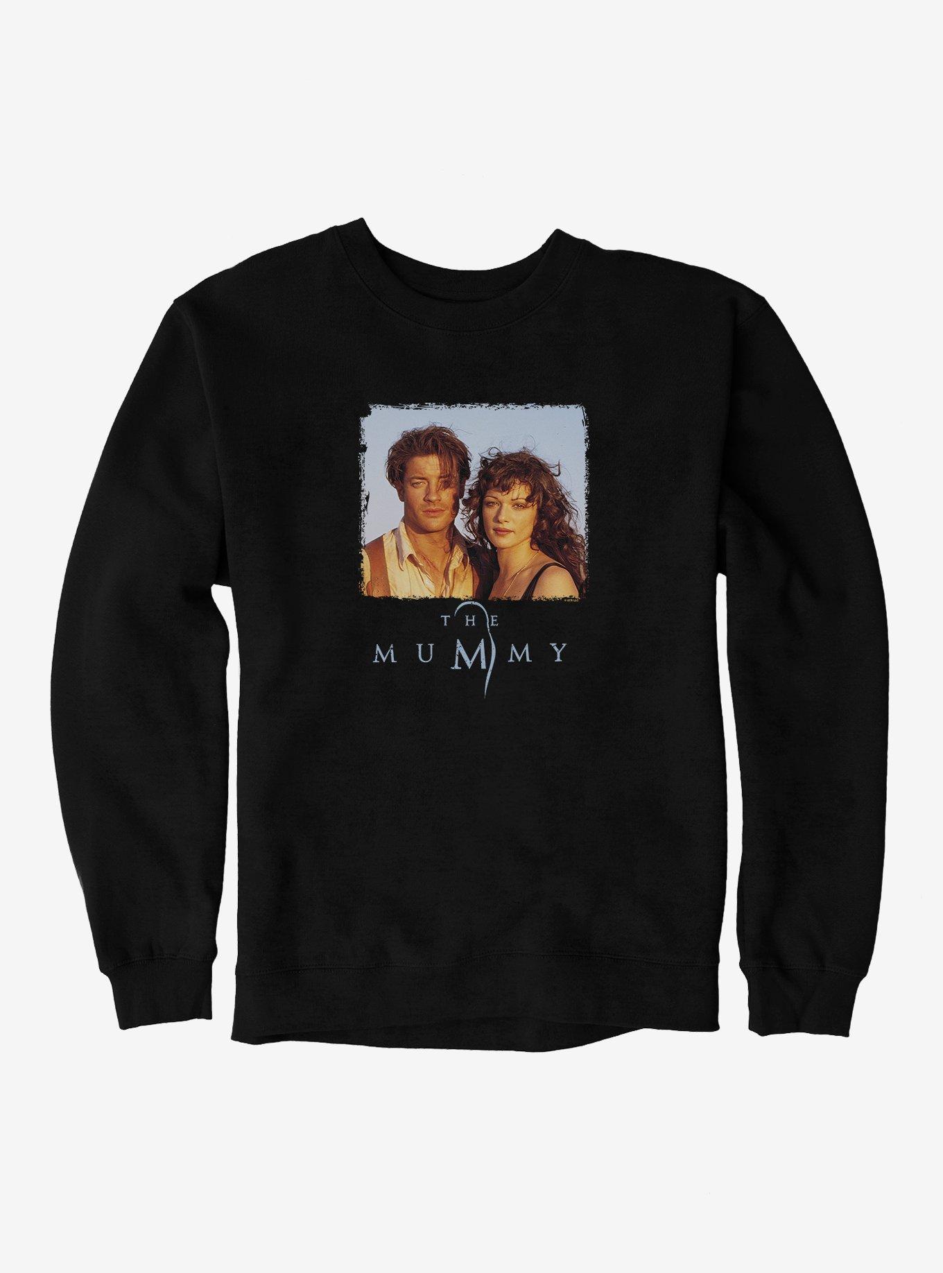 The Mummy Rick And Evelyn O'Connell Happy Couple Sweatshirt, BLACK, hi-res