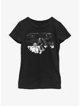 Marvel Studios' Special Presentation: Werewolf By Night Lurking Ted Youth Girls T-Shirt, BLACK, hi-res