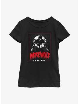 Marvel Studios' Special Presentation: Werewolf By Night Poster Youth Girls T-Shirt, , hi-res
