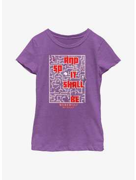Marvel Studios' Special Presentation: Werewolf By Night And So It Shall Be Maze Youth Girls T-Shirt, , hi-res