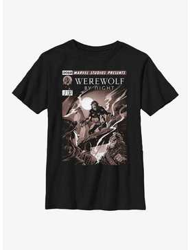 Marvel Studios' Special Presentation: Werewolf By Night Cover Art Youth T-Shirt, , hi-res