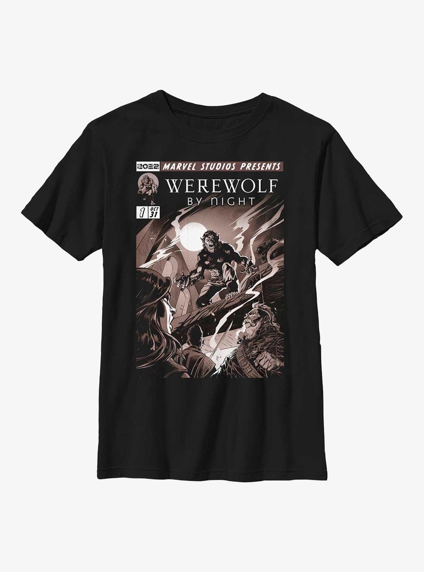 Marvel Studios' Special Presentation: Werewolf By Night Cover Art Youth T-Shirt, , hi-res