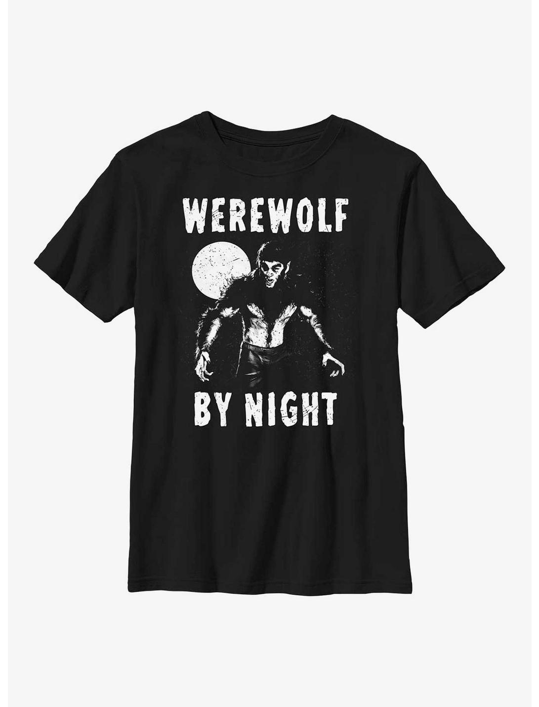 Marvel Studios' Special Presentation: Werewolf By Night Lurking Wolfman Youth T-Shirt, BLACK, hi-res