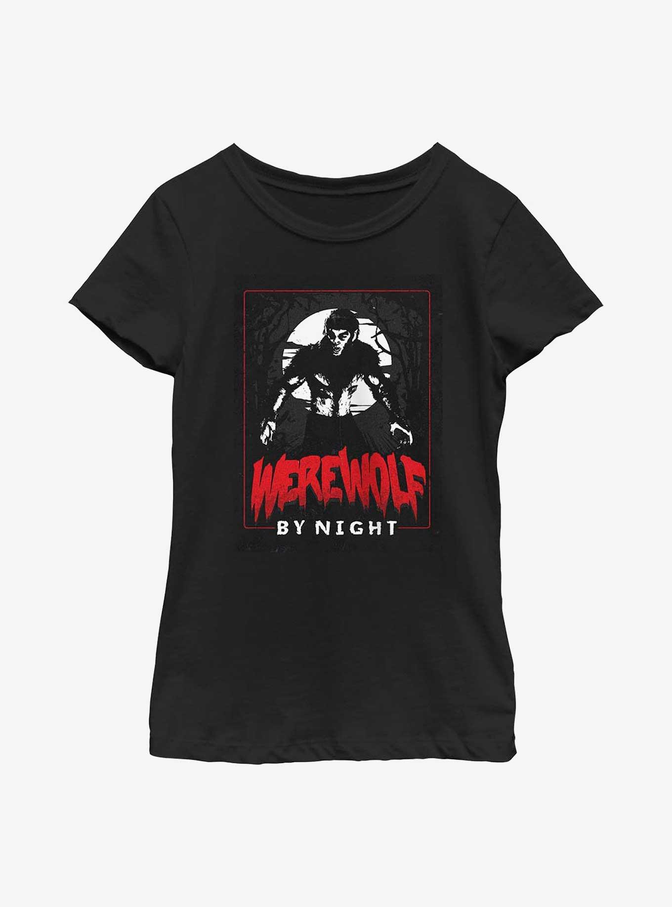 Marvel Studios' Special Presentation: Werewolf By Night Poster Youth Girls T-Shirt, , hi-res
