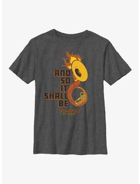 Marvel Studios' Special Presentation: Werewolf By Night Flaming Horn Youth T-Shirt, , hi-res