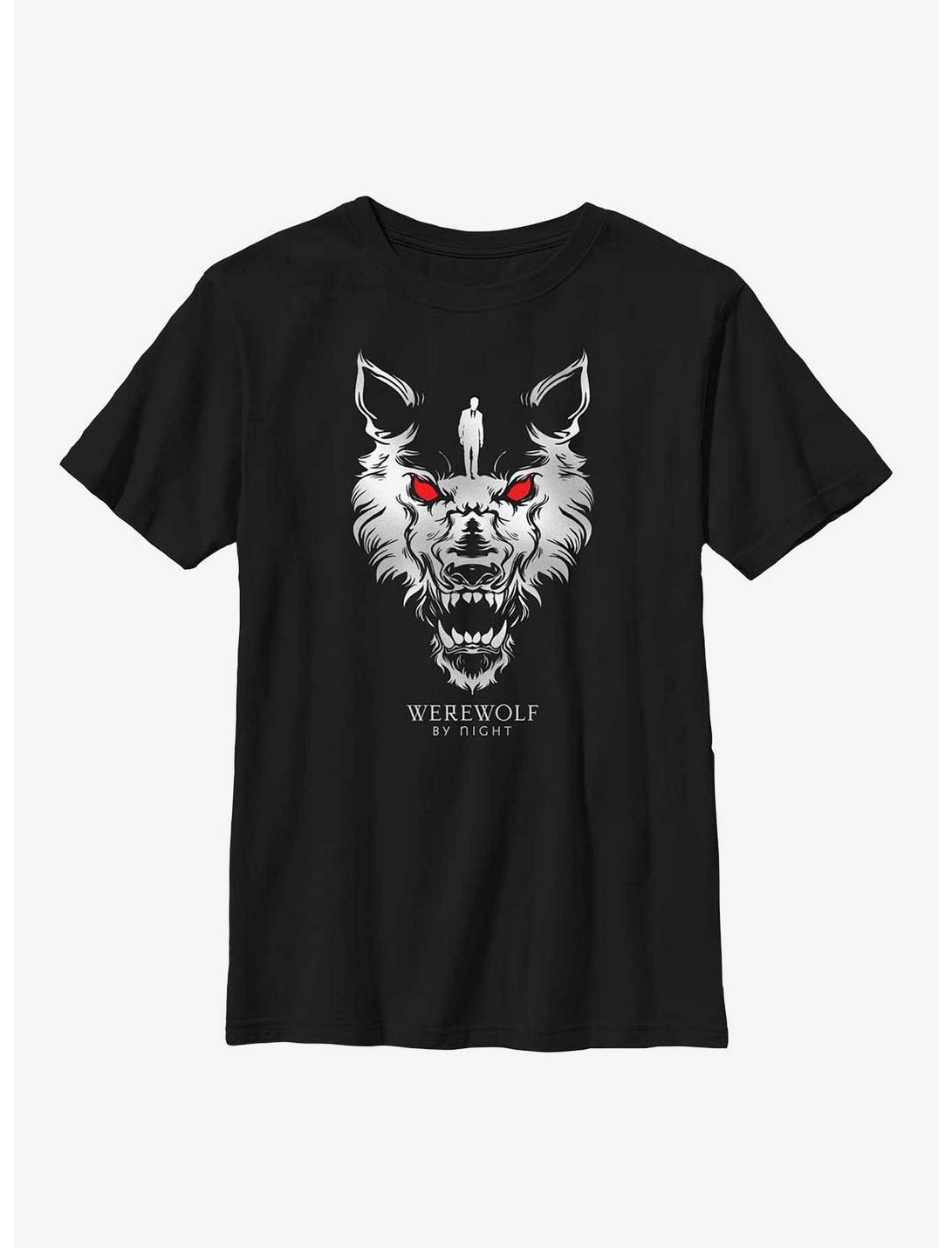 Marvel Studios' Special Presentation: Werewolf By Night Jack Russell Youth T-Shirt, BLACK, hi-res