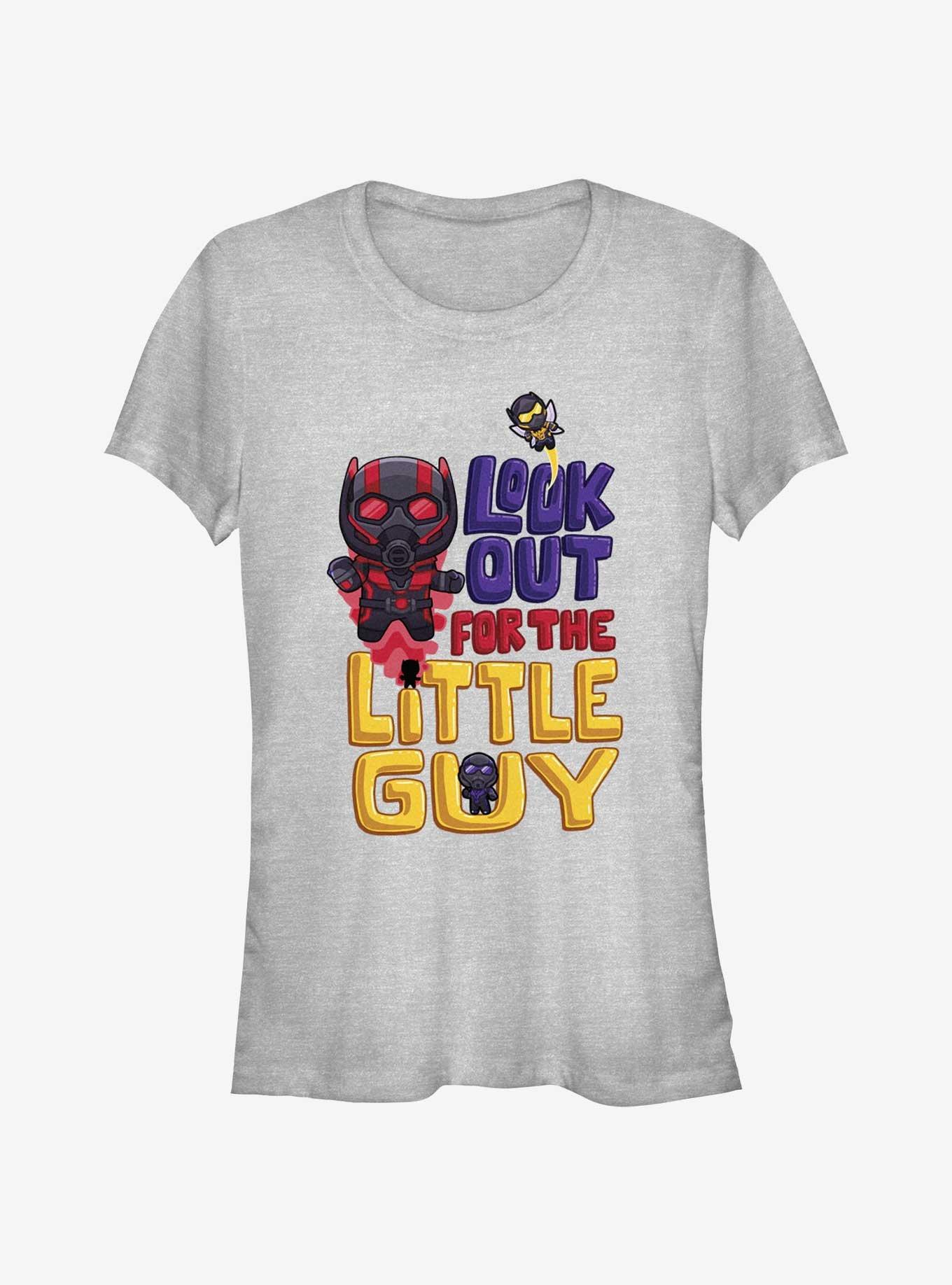Marvel Ant-Man and the Wasp: Quantumania Chibi Look Out For The Little Guy Girls T-Shirt, ATH HTR, hi-res