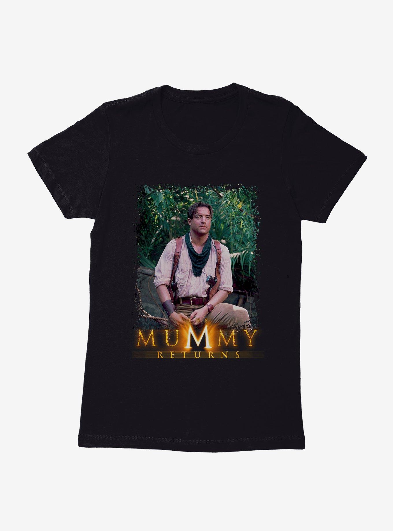 The Mummy Returns Rick O'Connell Womens T-Shirt, BLACK, hi-res