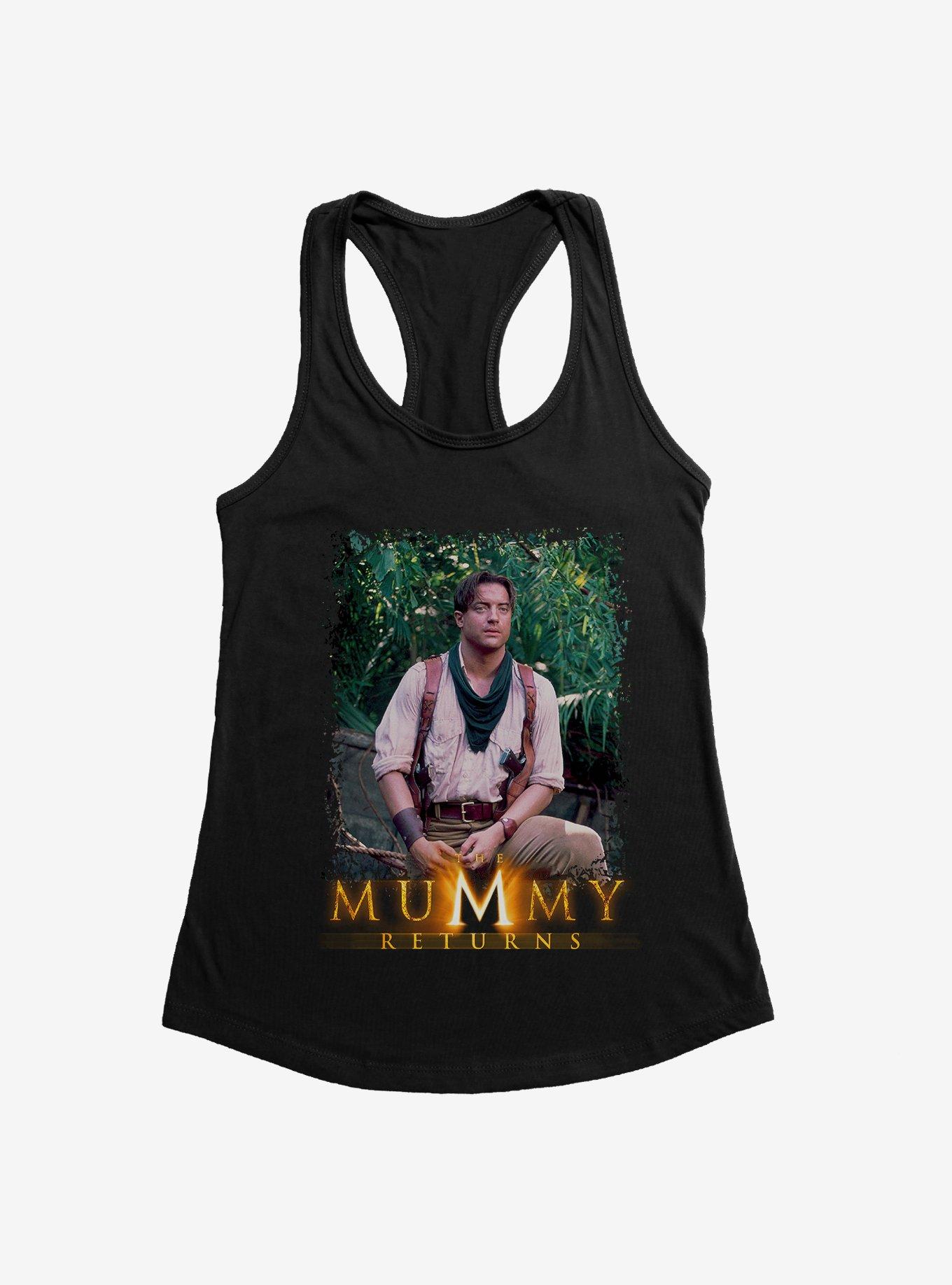 The Mummy Returns Rick O'Connell Womens Tank Top, BLACK, hi-res