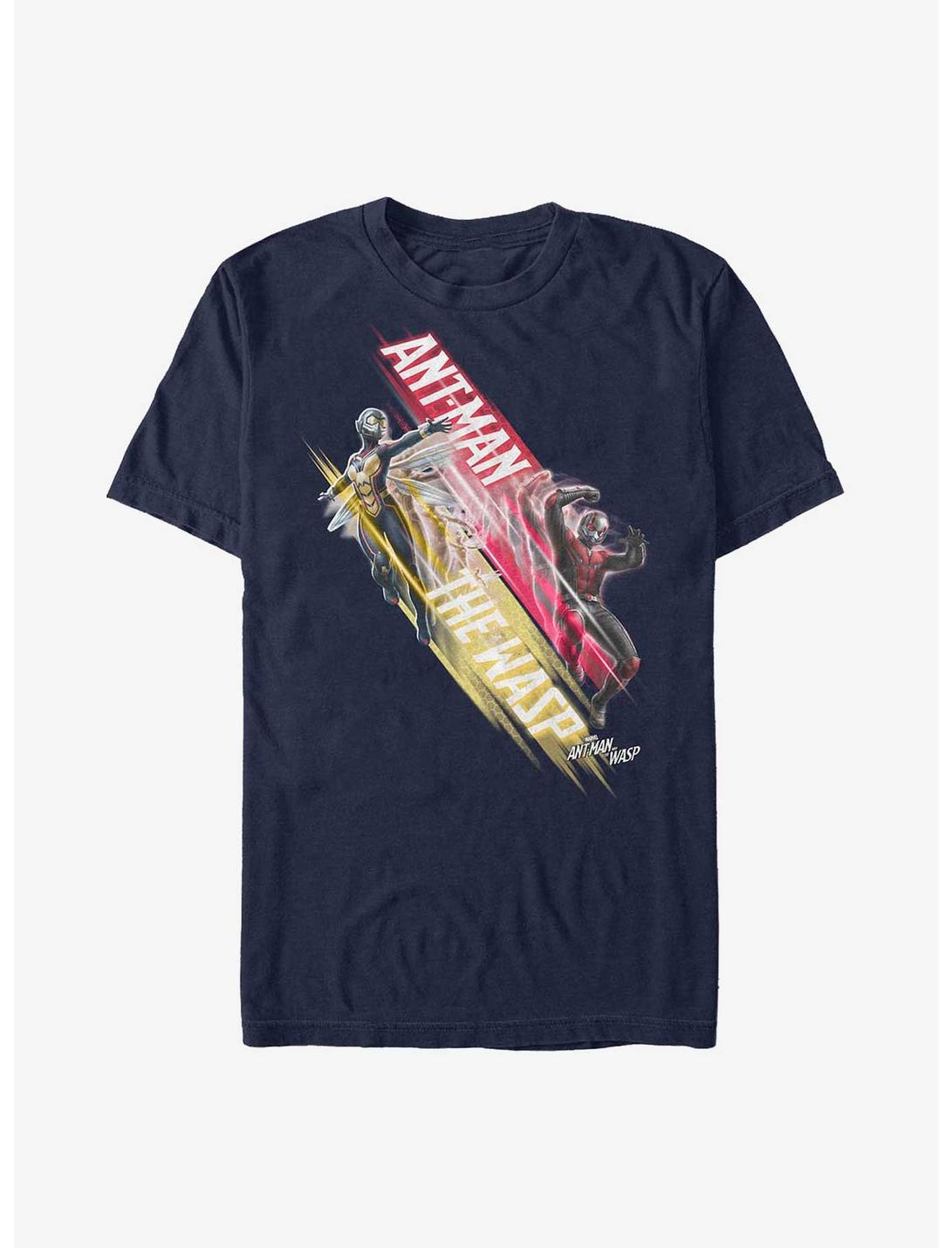 Marvel Ant-Man and the Wasp Action Pose T-Shirt, NAVY, hi-res