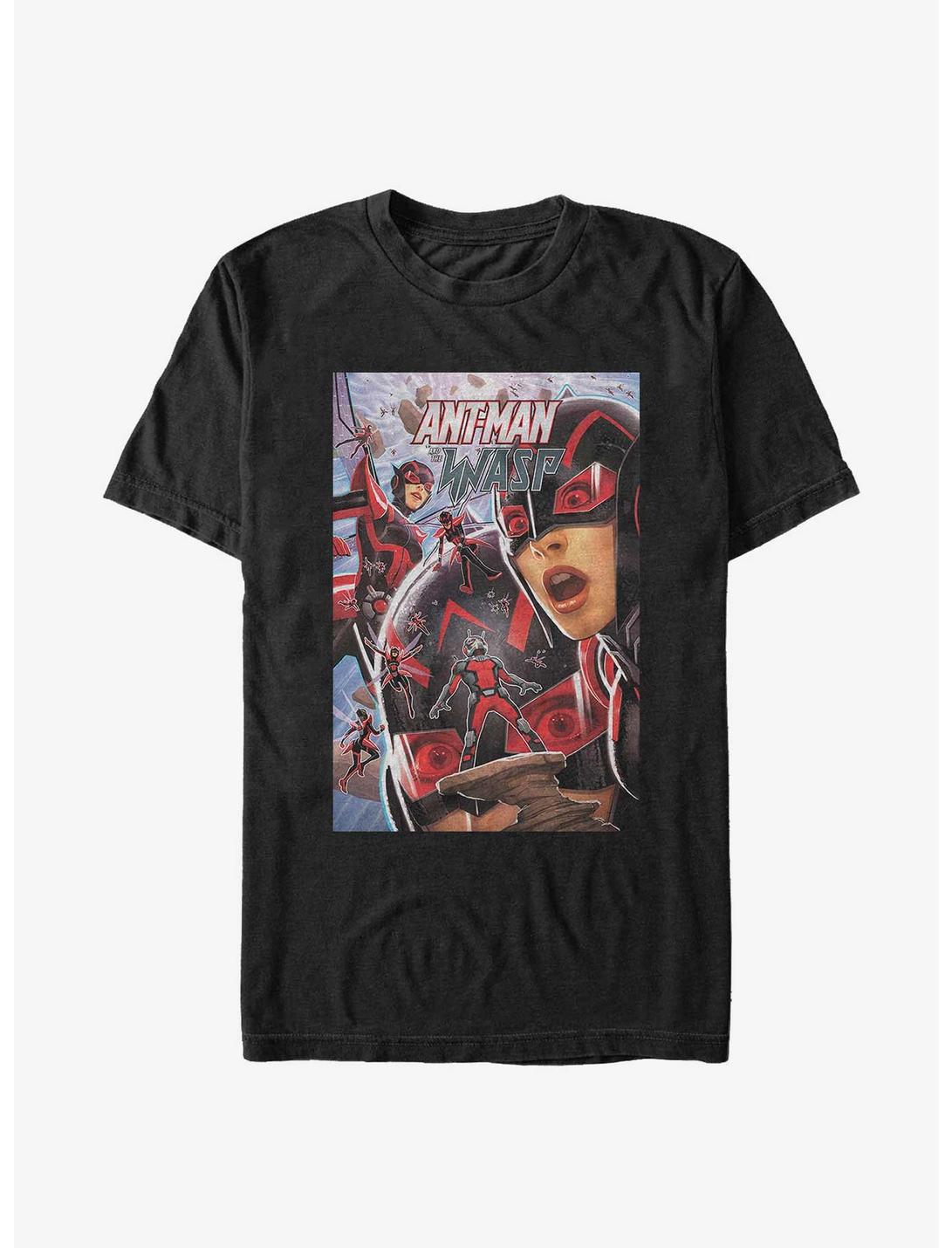 Marvel Ant-Man and the Wasp Swarm Poster T-Shirt, BLACK, hi-res