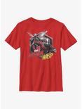 Marvel Ant-Man and the Wasp Badge Youth T-Shirt, RED, hi-res