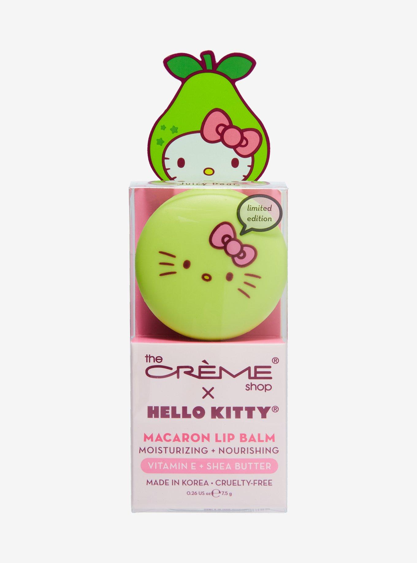 The Creme Shop Hello Kitty Pear Macaron Lip Balm, , hi-res