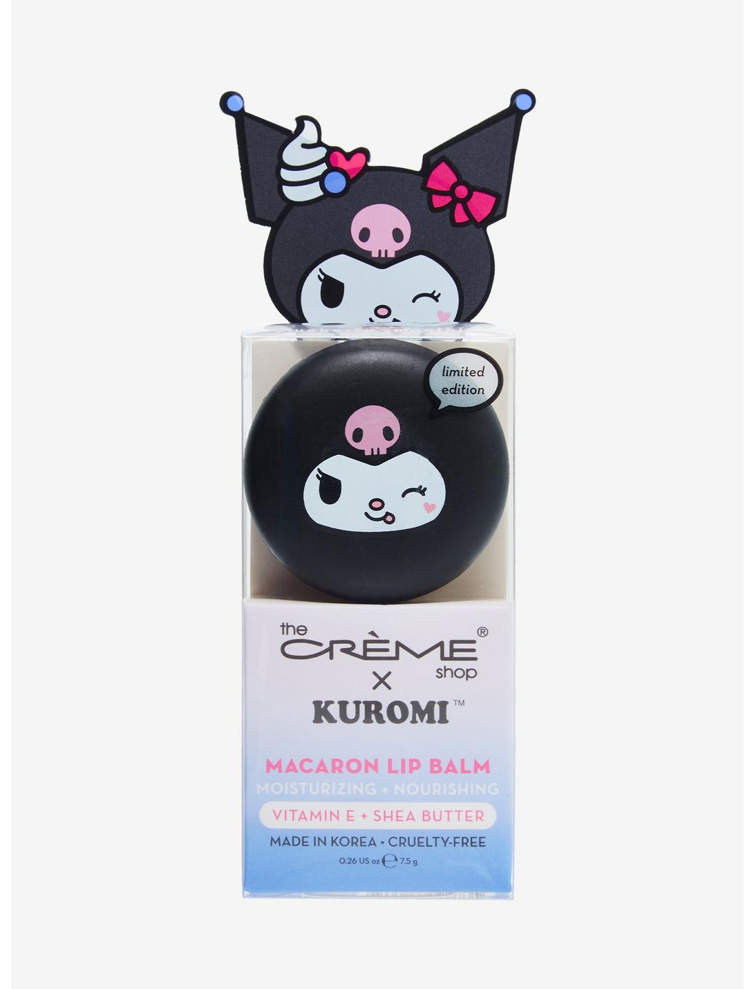 The Creme Shop Kuromi Blueberry Smoothie Macaron Lip Balm, , hi-res