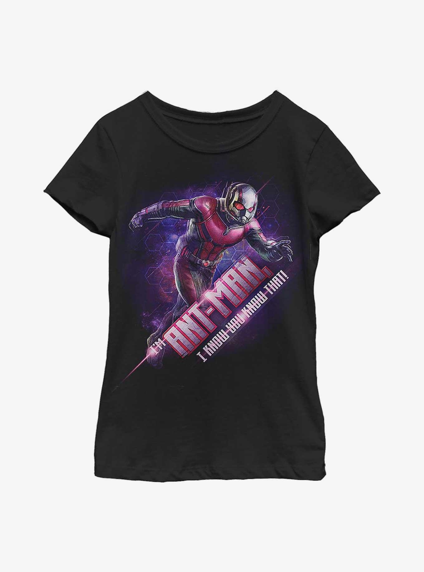 Marvel Ant-Man I'm Ant-Man Youth Girls T-Shirt, BLACK, hi-res