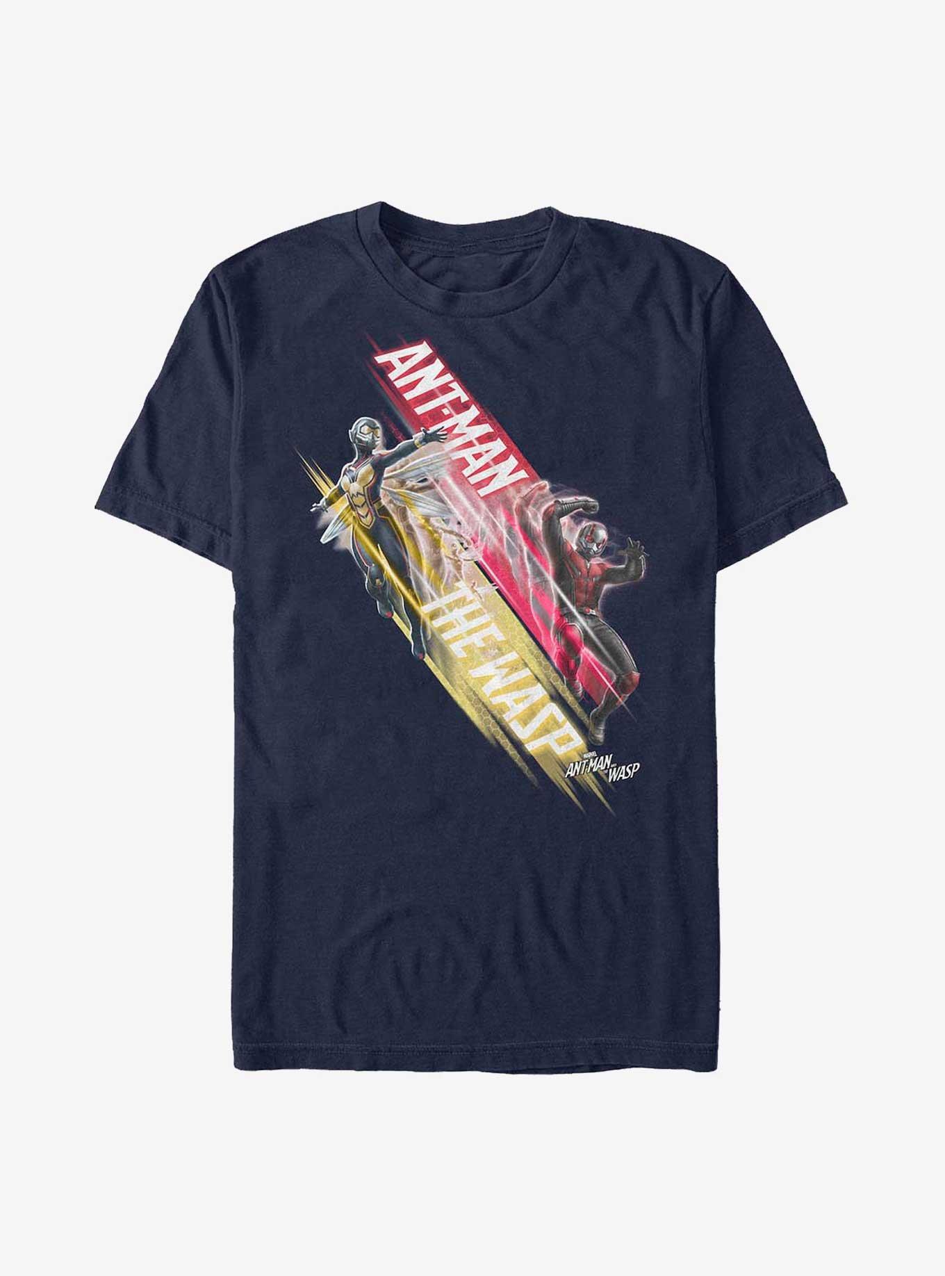 Marvel Ant-Man and the Wasp Action Pose T-Shirt, NAVY, hi-res