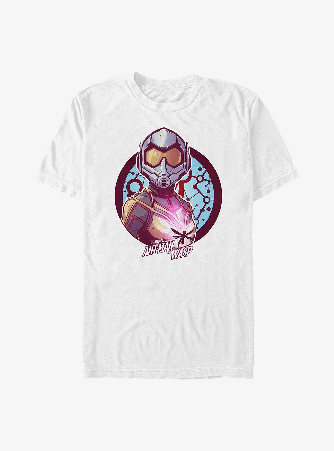 Marvel Ant-Man and the Wasp Hope Van Dyne The Wasp Badge T-Shirt, WHITE, hi-res