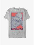 Marvel Ant-Man Pop Art Ant-Man Poster T-Shirt, SILVER, hi-res