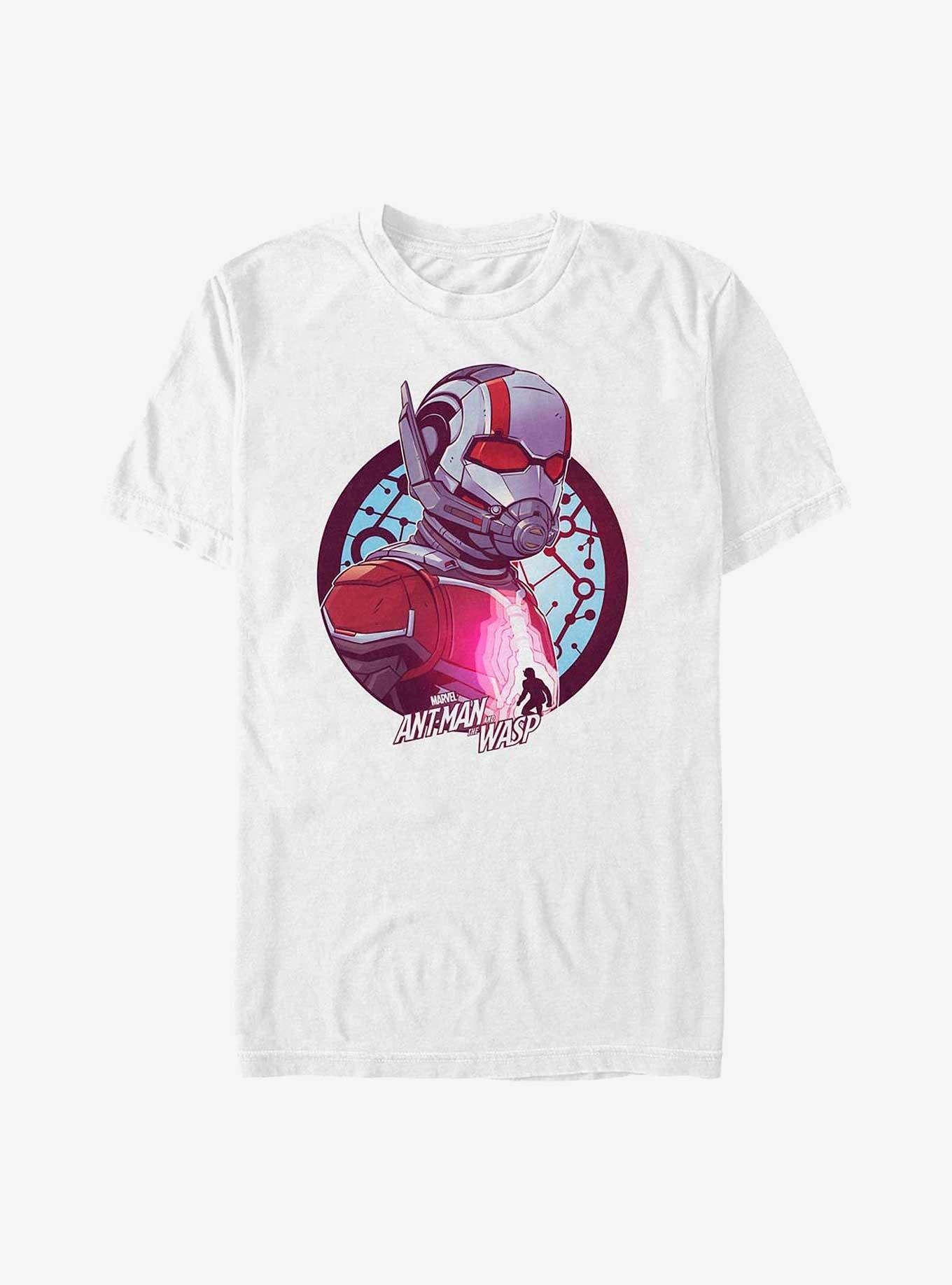 Marvel Ant-Man and the Wasp Scott Lang Ant-Man Badge T-Shirt, WHITE, hi-res