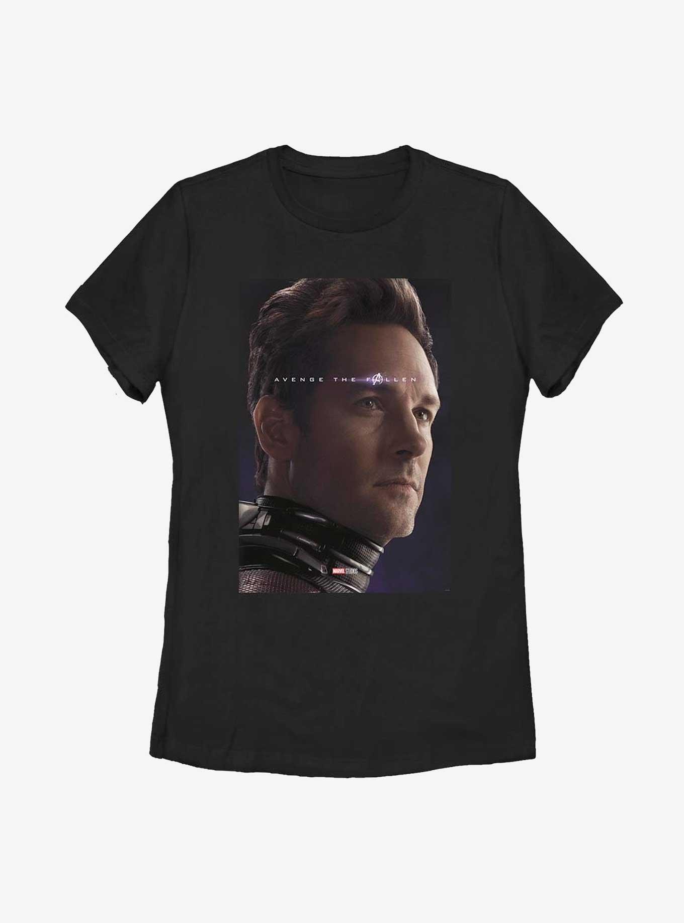 Marvel Ant-Man Avenge The Fallen Poster Womens T-Shirt, BLACK, hi-res