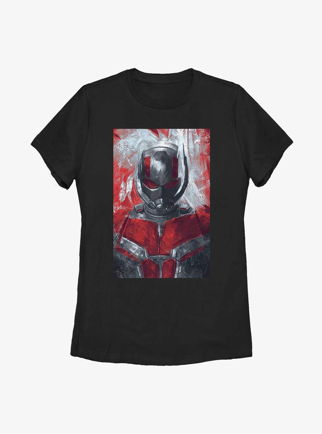 Marvel Ant-Man Painted Ant-Man Poster Womens T-Shirt, BLACK, hi-res
