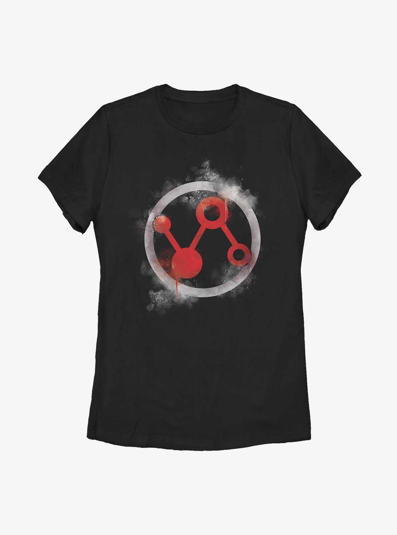 Marvel Ant-Man Pym Technologies Logo Womens T-Shirt, BLACK, hi-res