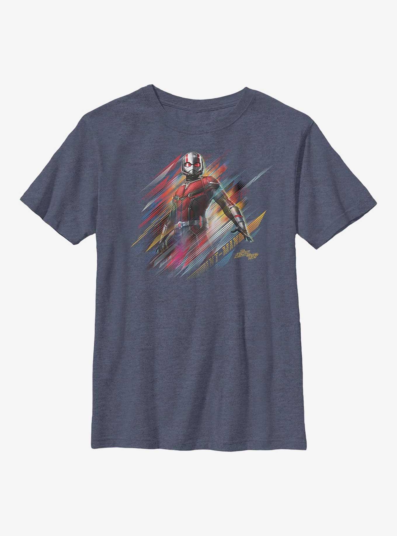 Marvel Ant-Man and the Wasp Scott Lang Ant-Man Youth T-Shirt, NAVY HTR, hi-res