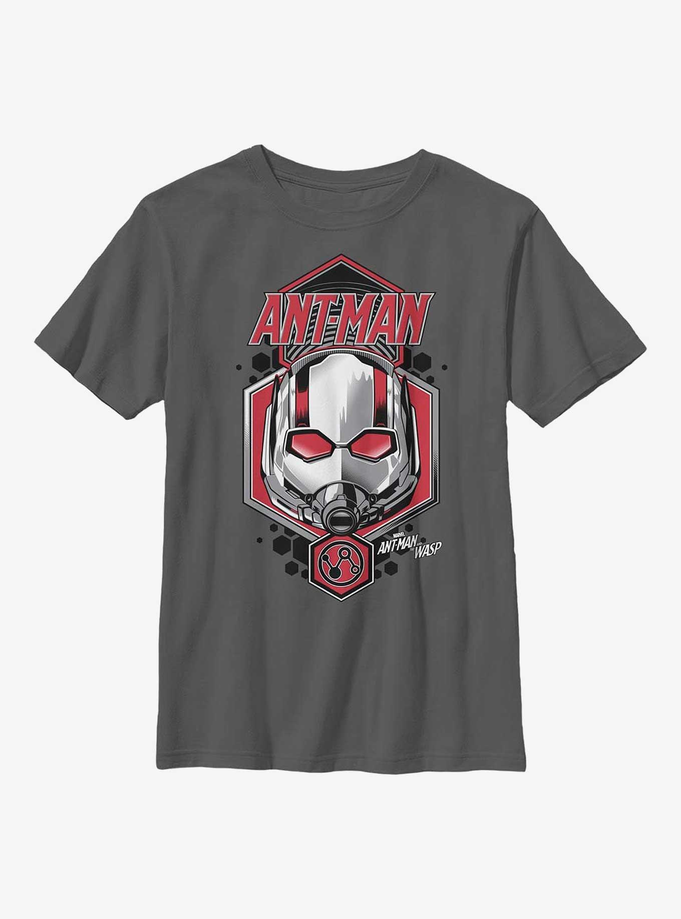 Marvel Ant-Man and the Wasp Shield Ant-Man Youth T-Shirt, CHARCOAL, hi-res