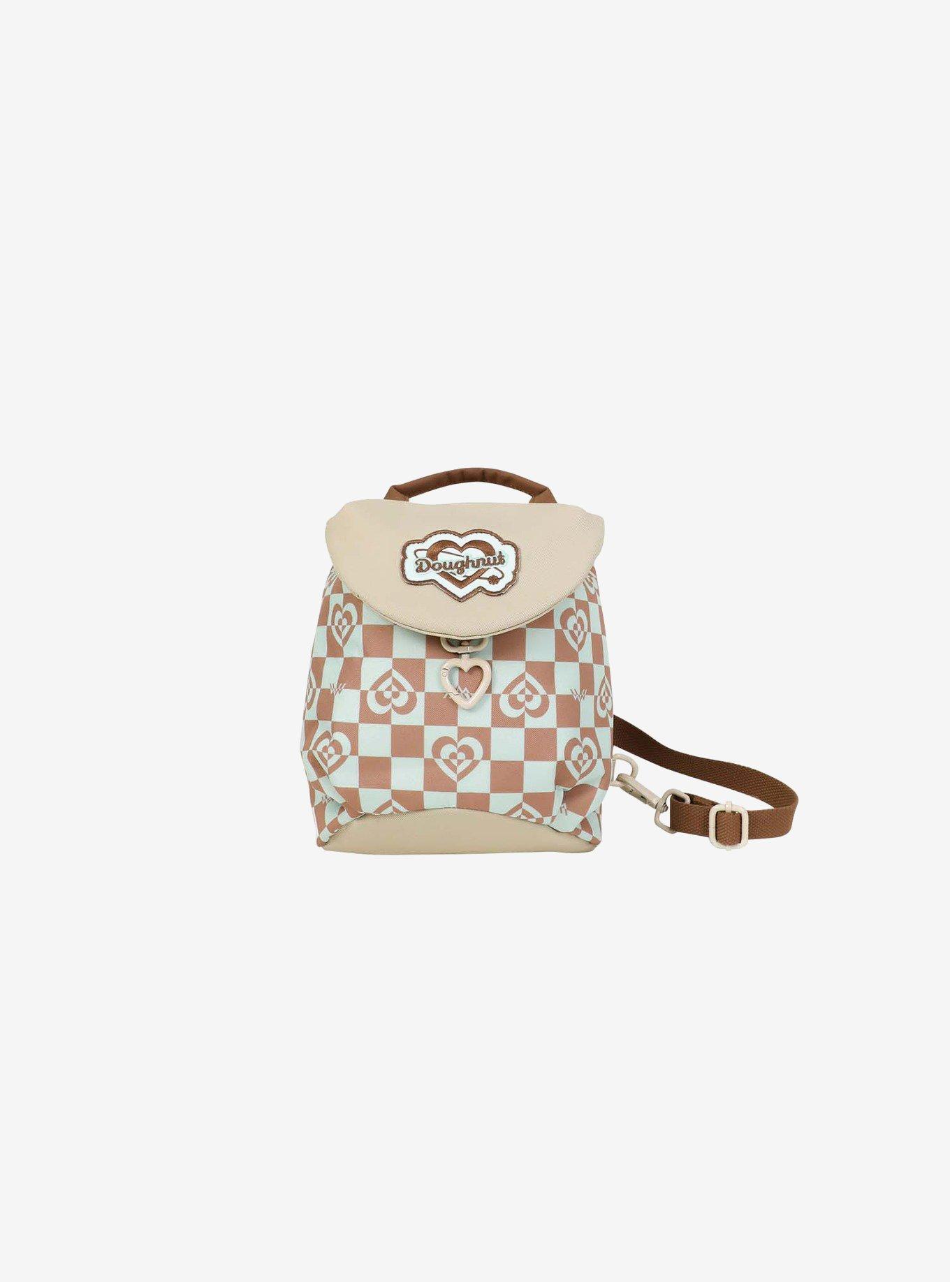 Brown LV Checker Mini Backpack