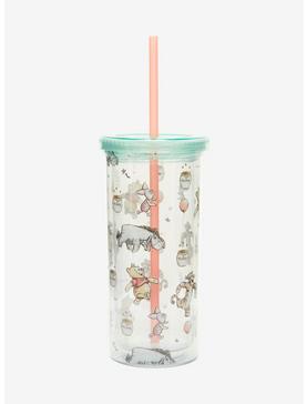 Disney Winnie The Pooh Characters Acrylic Travel Cup, , hi-res