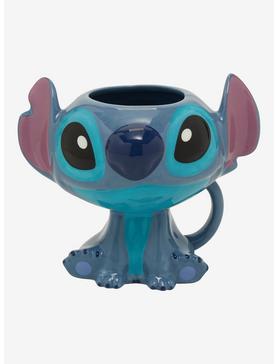 Disney Stitch Sitting Figural Mug, , hi-res