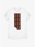 Hershey's Chocolate Bar Bite Womens T-Shirt, WHITE, hi-res