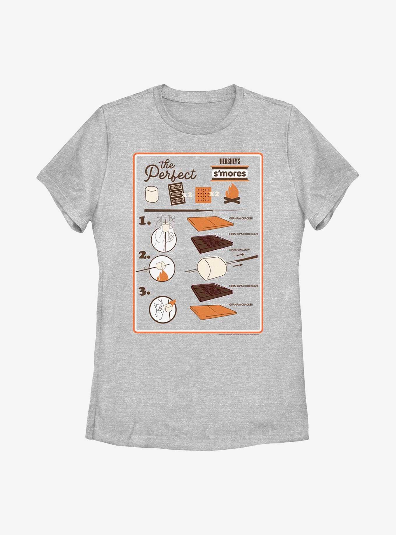 Hershey's S'mores Schematic Womens T-Shirt, ATH HTR, hi-res