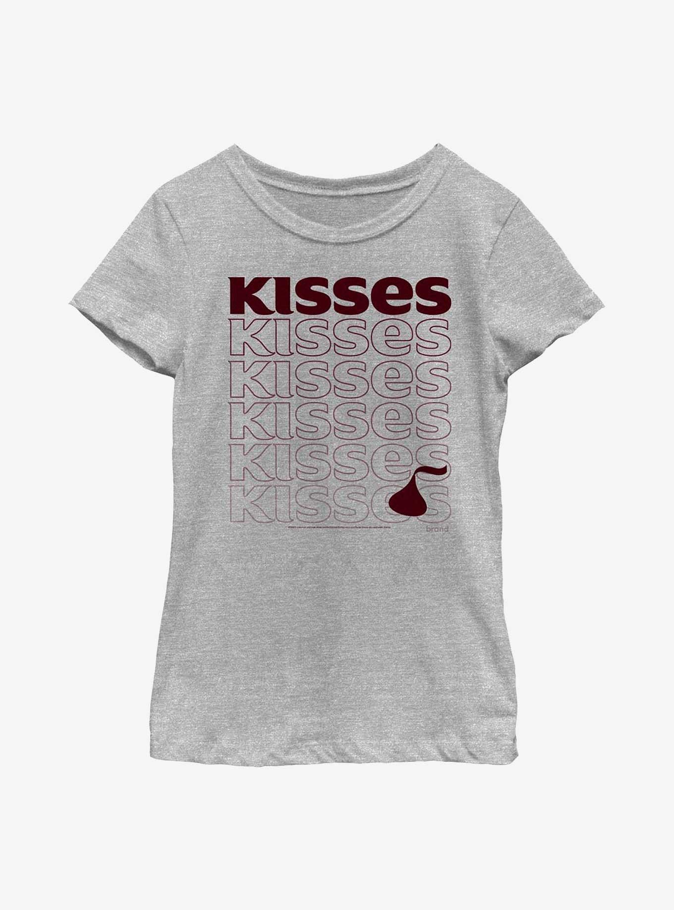 Hershey's Kisses Stacked Kisses Youth Girls T-Shirt, ATH HTR, hi-res