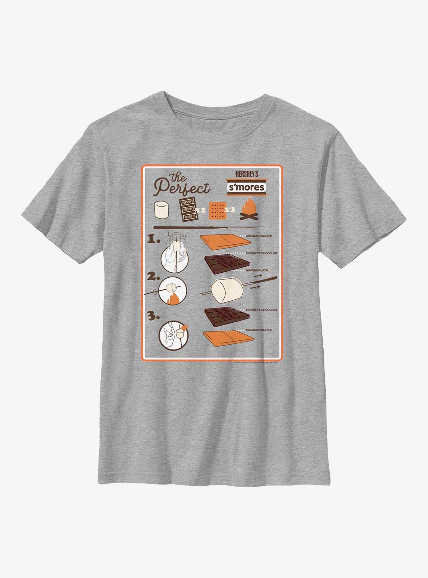 Hershey's S'mores Schematic Youth T-Shirt, ATH HTR, hi-res