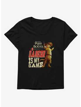 Puss In Boots Danger Is My Game Women T-Shirt Plus Size, , hi-res