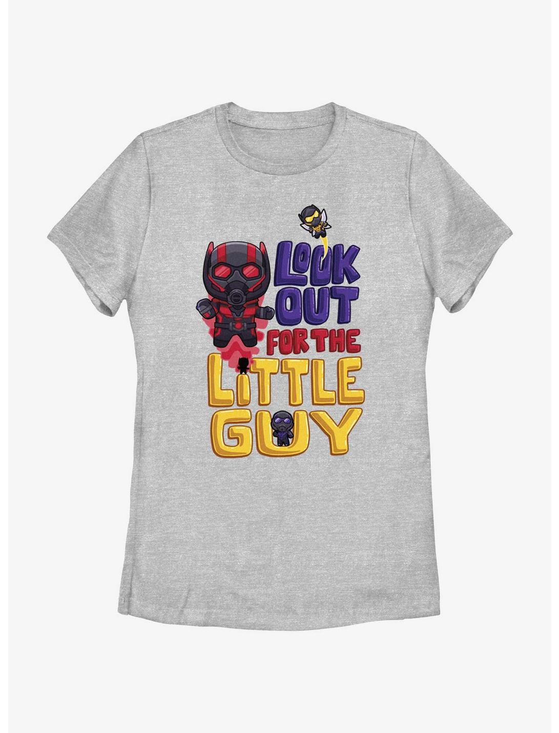 Marvel Ant-Man and the Wasp: Quantumania Chibi Look Out For The Little Guy Womens T-Shirt, ATH HTR, hi-res
