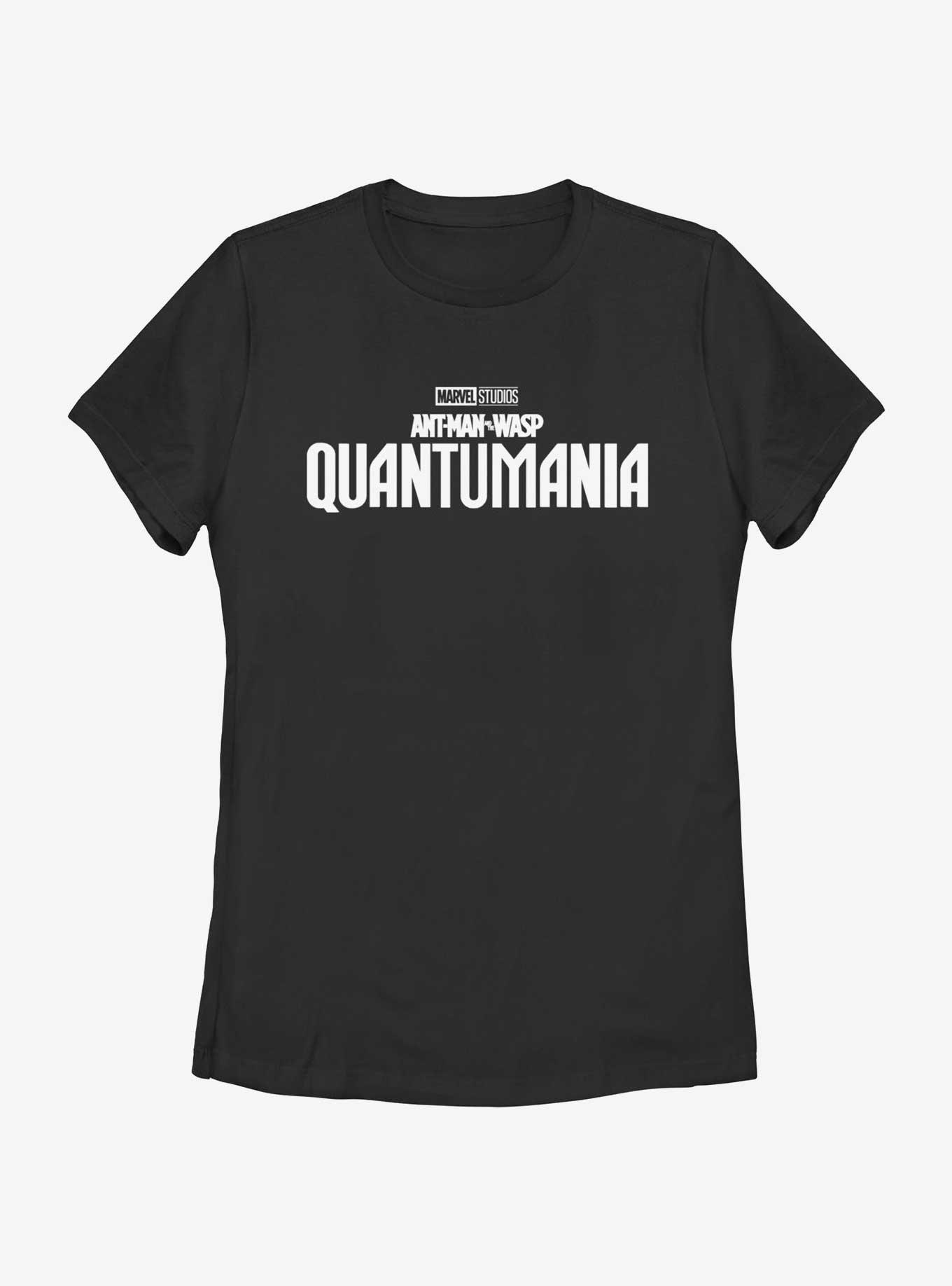 Marvel Ant-Man and the Wasp: Quantumania Logo Womens T-Shirt, BLACK, hi-res