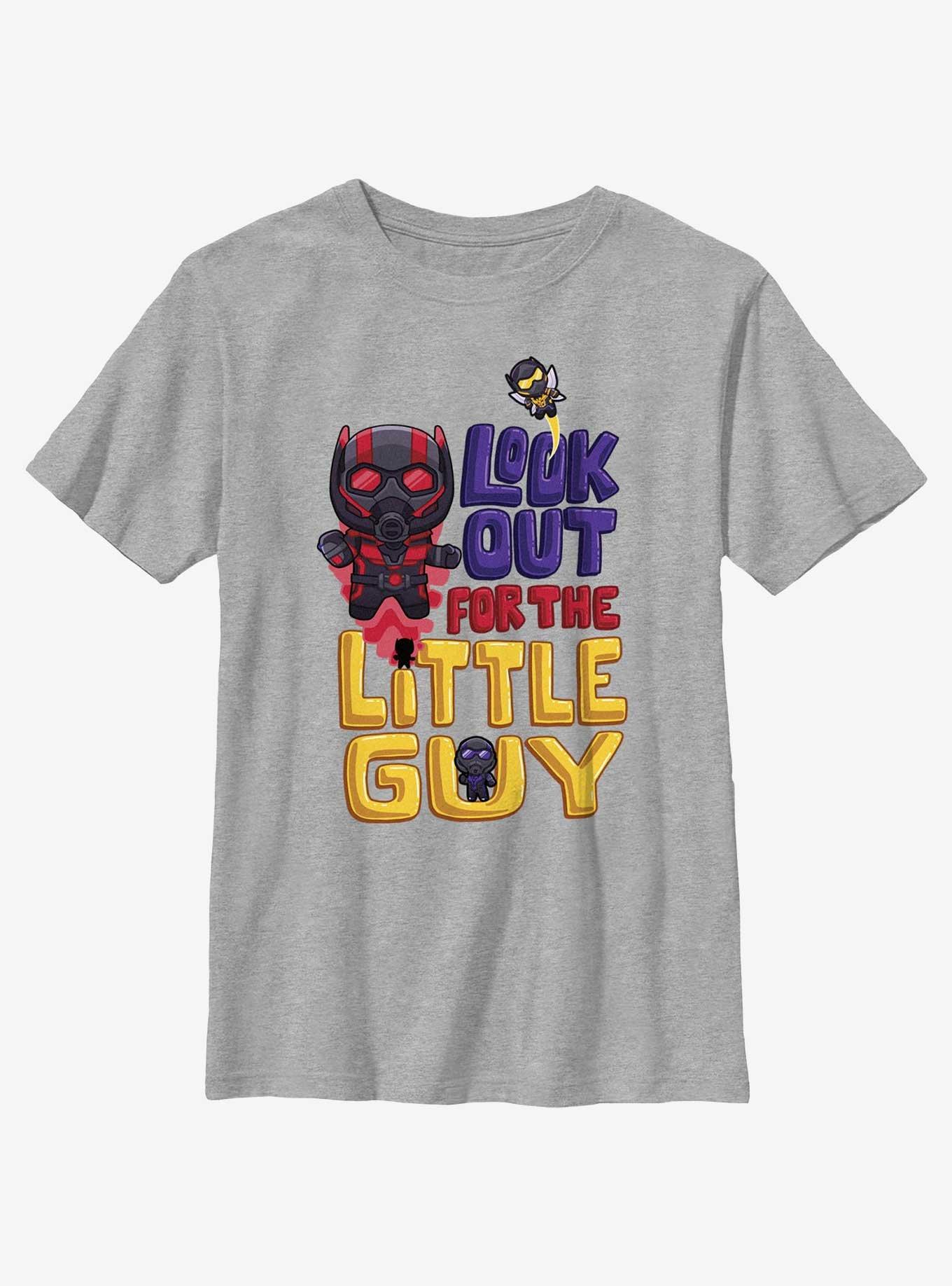 Marvel Ant-Man and the Wasp: Quantumania Chibi Look Out For The Little Guy Youth T-Shirt, ATH HTR, hi-res
