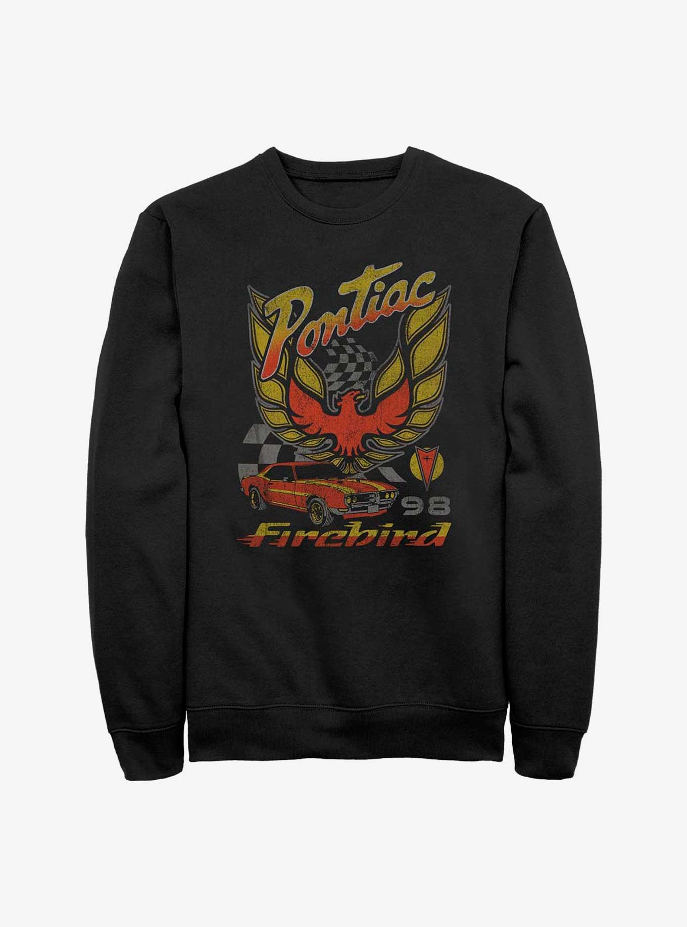 General Motors Pontiac Firebird Sweatshirt, BLACK, hi-res