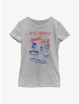 General Motors Chevrolet Fully Equipped Youth Girls T-Shirt, , hi-res