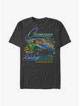 General Motors Camaro Racer Long Beach T-Shirt, CHARCOAL, hi-res