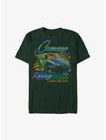 General Motors Camaro Racer Long Beach T-Shirt, FOREST GRN, hi-res